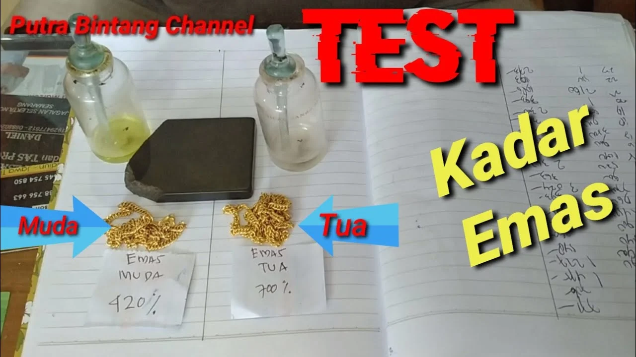 Cara Menguji Emas dengan Asam