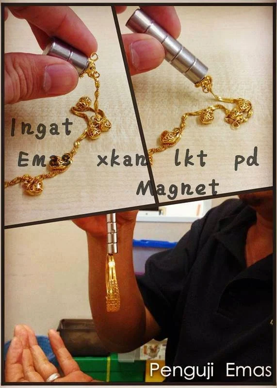 Cara Menguji Emas dengan Magnet