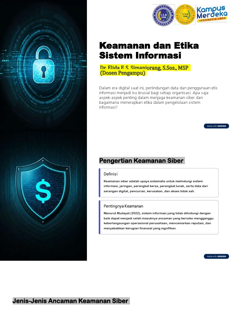Keamanan, Etika, dan Kontrol Penggunaan