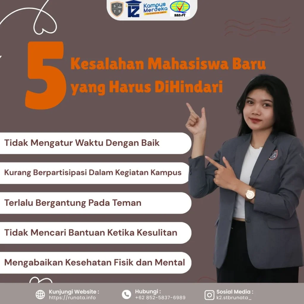 Kesalahan umum yang harus dihindari oleh mahasiswa pemula
