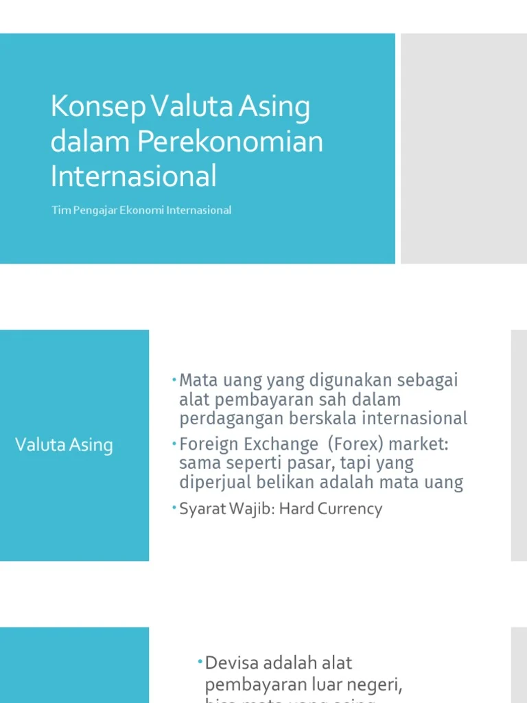 Memahami Konsep Emas dalam Valuta Asing