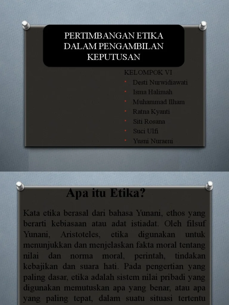Pertimbangan Etika dan Kualitas Konten