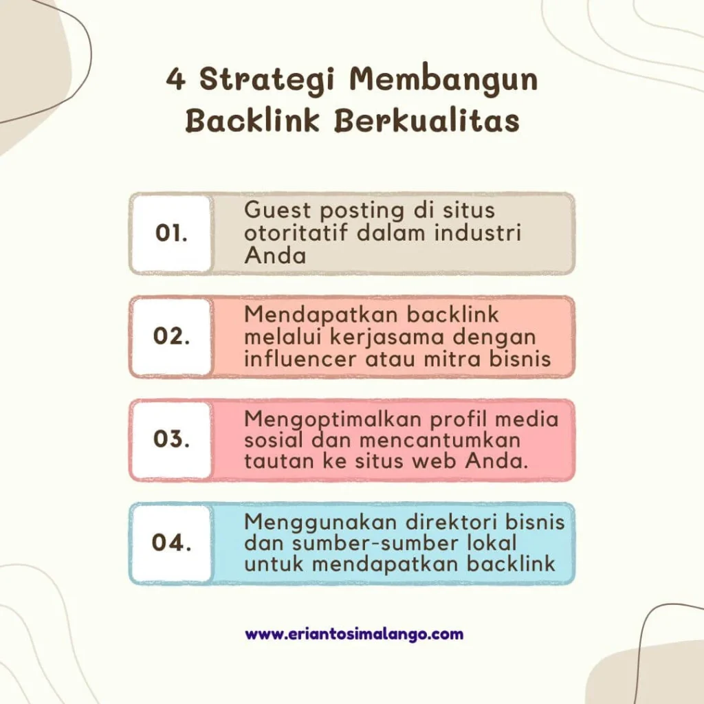 Strategi lanjutan untuk membangun backlink berkualitas tinggi