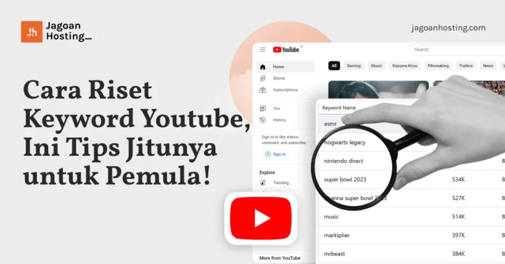tips seo untuk youtube: Riset Keyword yang Efektif