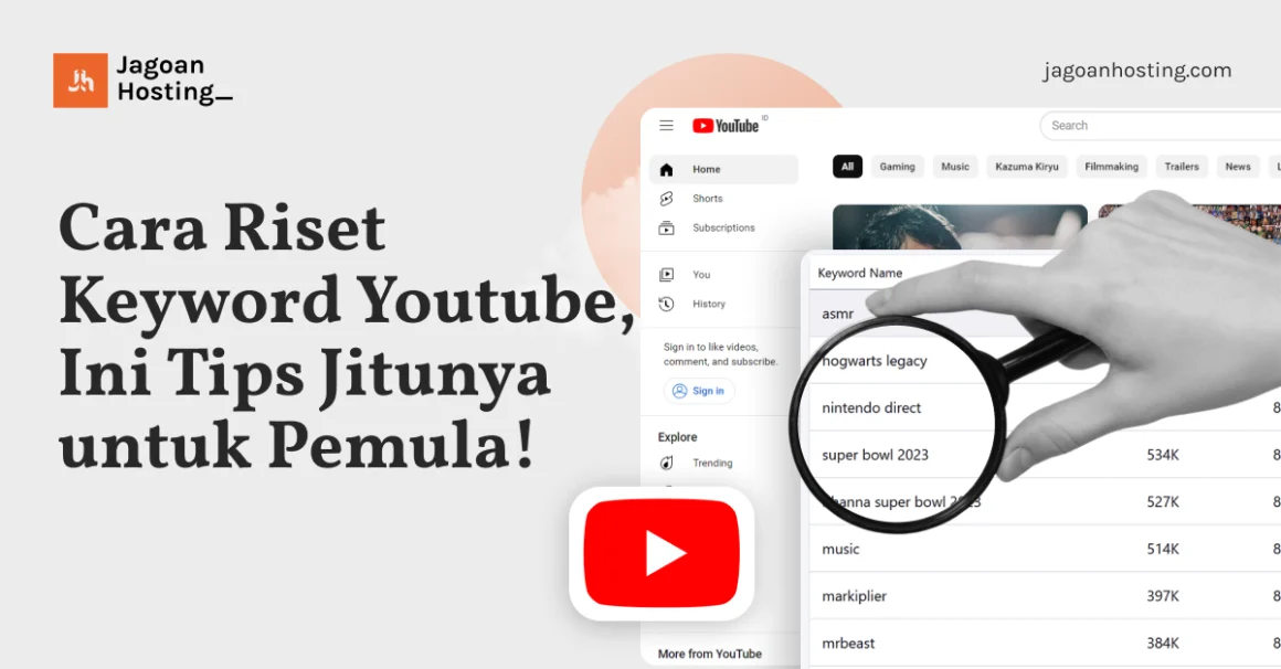 tips seo untuk youtube: Riset Keyword yang Efektif